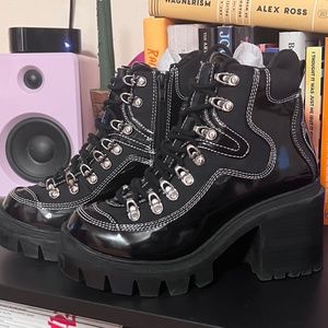 EUC Jeffrey Campbell Road Rage Bootie